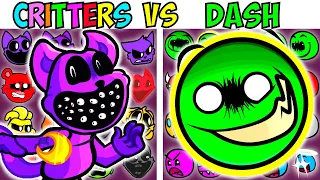 ALL SMILING CRITTERS VS GEOMETRY DASH | FNF Character Test | Gameplay VS Playground