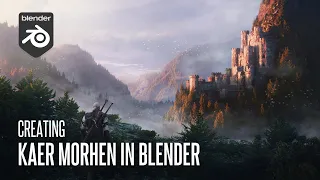 Creating Kaer Morhen In Blender