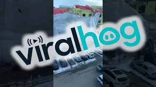 Scaffold Comes Smashing Down || ViralHog