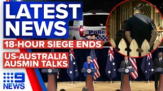 Gold Coast siege ends after 18 hours, US-Australia AUSMIN talks | 9 News Australia