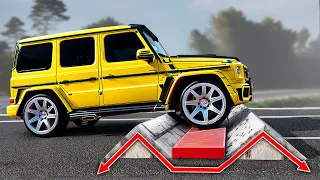 Unstoppable Cars vs. Destructive Speed Bumps in Extreme BeamNG.drive Challenge!