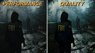 Alan Wake 2 GRAPHICS Comparison PS5 | Performance vs Quality