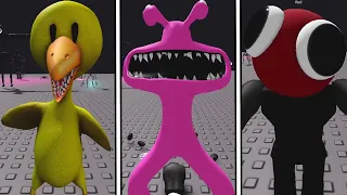 Rainbow Friends FanGame Characters Jumpscare Behind The Scenes - Roblox