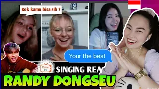 Randy Dongseu | Mereka tidak menyangka Cowok Indonesia bisa Menyanyikan nya | SINGING REACTIONS 😱🇮🇩