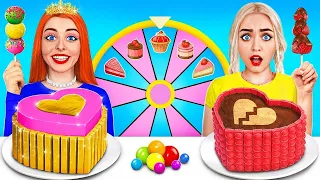 Desafio da Decoração de Bolos: Rico VS Pobre | 24 Horas de Batalha Com Chocolate por RATATA