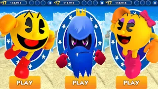 Sonic Dash - PAC-MAN and Ms. PAC-MAN Vs Boss Battle Bash New Characters Unlocked Gameplay