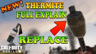 New Thermite vs Molotov Cocktail full Explain in COD Mobile | Call of duty