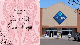 Sam's Club haul!!!!| Shop with me| February 2022