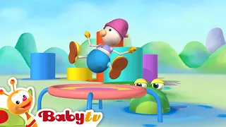 Playground of Toys 🤩  | Trampoline and More Kids Toys | Cartoons | Toddler Video@BabyTV​