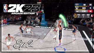 NBA 2K23 MOBILE ARCADE EDITION MyCareer!! OUR First Game| Brand New Kicks Ep 2!!
