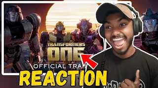 Transformers One - Official Trailer • Reaction | MrReactions | Best Animated Action Movie 2024