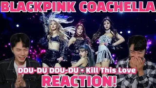 eng)BLACKPINK COACHELLA KOREAN REACTION! (DDU-DU DDU-DU+Kill this Love) | 블랙핑크 코첼라 리액션! | 블랙핑크 레전드