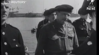 Field Marshal Montgomery arrives in Copenhagen (1945)