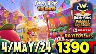 Angry Birds Friends All Levels Tournament 1390 Highscore POWER-UP walkthrough