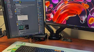 Huanuo Dual Monitor Mount! (Unboxing and Setup)