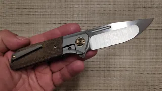 Нож LANNY FLIPPER Liong Mah Designs. Отличный