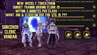 New Weekly Torch Farm STG F19 Within 3 Minutes Only/Class : What Job & Gear im Use For STG LB 19 ??