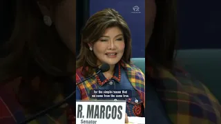 Marcos critic? ‘I’m just protecting my brother, family name,’ says Imee