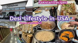 Pakistani mom Morning to night routine With 2 kids in America🇺🇸/Summer Shopping/Meal prep/Daily vlog