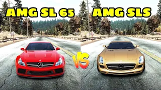 Mercedes AMG SL vs AMG SLS | Need for Speed Hot Pursuit Remastered