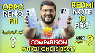 Oppo Reno 11F vs Redmi Note 13 Pro | Which is Best Smartphone | Best Mobile Under 80000 in Pakistan