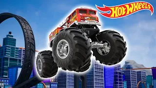 Hot Wheels Monster Trucks Heat Up on the Hottest Courses! 🔥🚒 - Monster Truck Videos for Kids