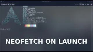 Neofetch on Launch