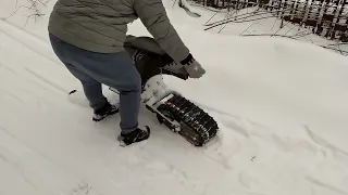 Мини электро снегоход Кузнечик