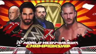 randy orton vs seth rollins extreme rules 2015 official match card