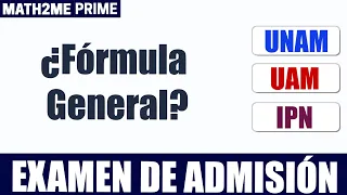 ¿Fórmula general o factorización en tu examen UAEH? | Ecuaciones de segundo grado | Shorts