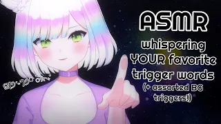 [ASMR] whispering trigger words for sleep🤫💤 | yapping.. other triggers...yap yap... 💓✨ | 3DIO #asmr