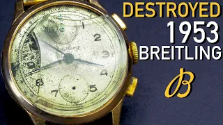 Restoration of destroyed vintage Breitling watch│Nicholas Hacko Master Watchmaker