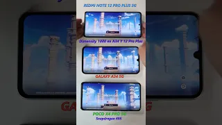 Genshin Impact Test Redmi Note 12 PRO Plus 5G vs Galaxy A34 5G vs Poco X4 Pro