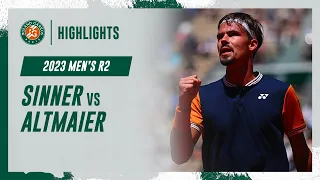 Sinner vs Altmaier Round 2 Highlights | Roland-Garros 2023