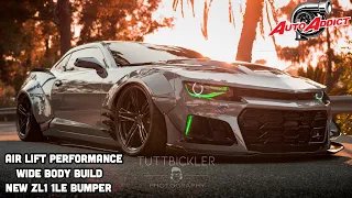 NEW ZL1 1LE Bumper, Air Lift Performance & Wide Body Project build for a Gen 5 Camaro!!