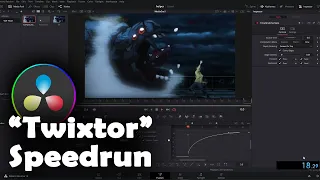 "Twixtor" Speedrun | DaVinci Resolve | [18.29] (WR 9/7/23)