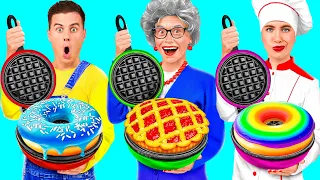 Reto De Cocina Yo vs Abuela | Recetas de Comida Divertidas de Fun Teen