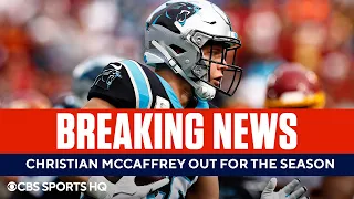 BREAKING: Christian McCaffrey (Ankle) OUT for Season | CBS Sports HQ
