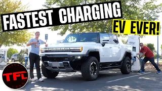 The New GMC Hummer EV Destroys All Other EV Charging Speeds By THIS Much!