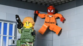 Lego City Police Station Prison Break | Lego Diamond Heist | Lego Stop Motion