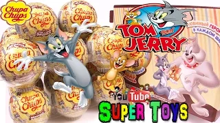 Чупа Чупс Том и Джерри/Chupa Chups Tom and Jerry Choco Balls Surprise eggs toys Kinder Surprise