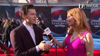 Tom Holland Talks Spider-Man on Marvel's Captain America: Civil War Red Carpet Premiere