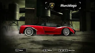 NFSMW 2005: Customization: Lamborghini Murciélago 'Stacked-Deck' Theme