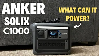 ANKER SOLIX C1000 SOLAR GENERATOR | CAMPING POWER