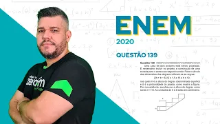 ✅ QUESTÃO 139  - ENEM 2020 Matemática: Uma casa de dois andares está sendo projetada