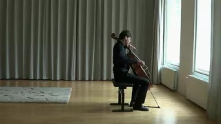 György Ligeti: Sonate for violoncello solo (1948/53) played by Örs Köszeghy