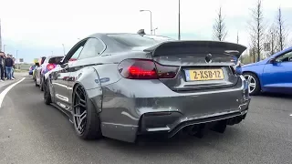 BMW M4 LIBERTY WALK - Loud Revs and Acceleration!