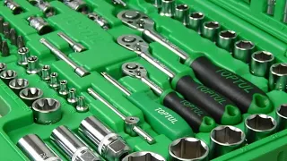 Unboxing TOPTUL, 151PCS Professional Grade 1/4", 3/8" & 1/2" DR. Flank Socket Set GCAI151R