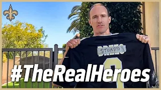 Saints QB Drew Brees Joins in Honoring Healthcare Heroes | #TheRealHeroes