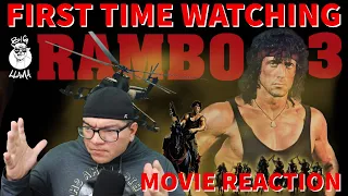 RAMBO III (1988) | FIRST TIME WATCHING | RAMBO 3 | MOVIE REACTION & COMMENTARY | STALLONE ON A HORSE